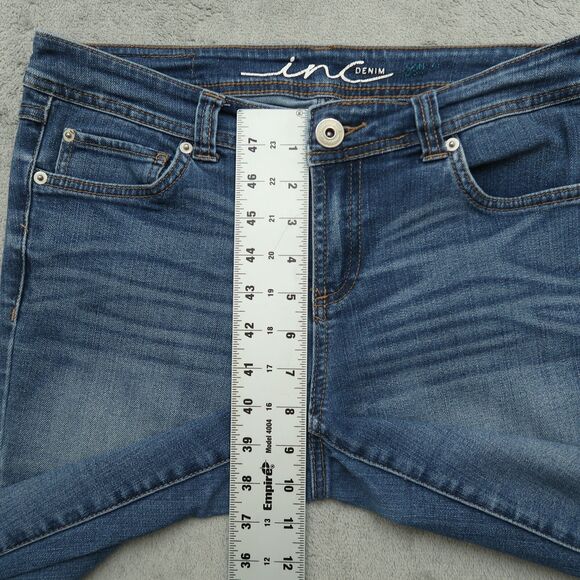 International Concepts Jeans Women's Size 8 Blue Low-Rise Skinny 30" Inseam - Picture 6 of 14